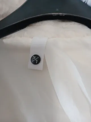 Chaqueta peluche blanca talla L sin estrenar