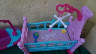 Cuna Trona y Bañera juguete para Muñecas ver fotos