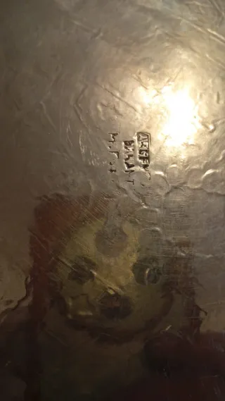 Juego de té árabe de plata