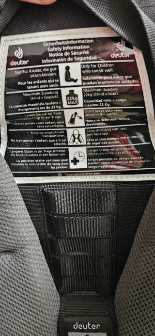 Mochila Portabebés Deuter Kid Comfort