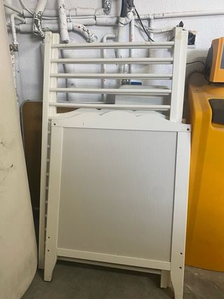 Cuna blanca Ikea con colchón