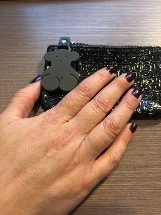 Monedero Tous Negro Oso