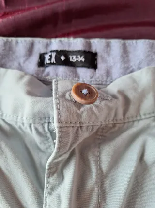 Lote 2 pantalones cortos niño 13-14 años