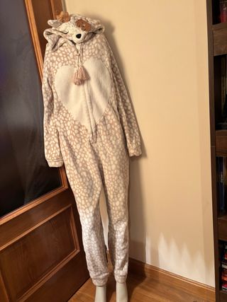 Pijama / Peto para casa entero ciervo talla única