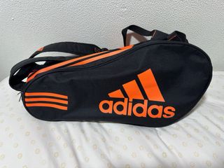 Paletero Adidas Negro y Naranja
