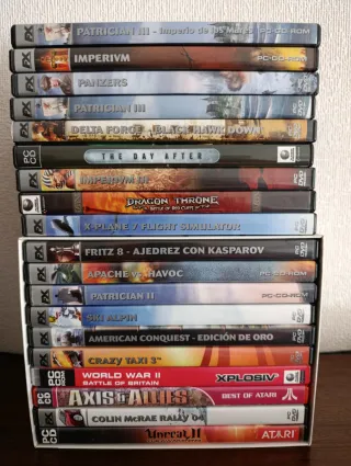 Lote Videojuegos PC (FX, Atari)