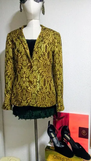 Zapatos tacón cuadrado terciopelo negro talla 39