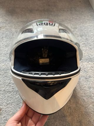 Casco AGV blanco