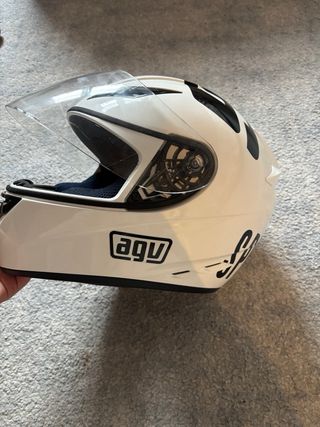 Casco AGV blanco