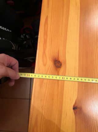 Mesa de madera maciza estilo provenzal