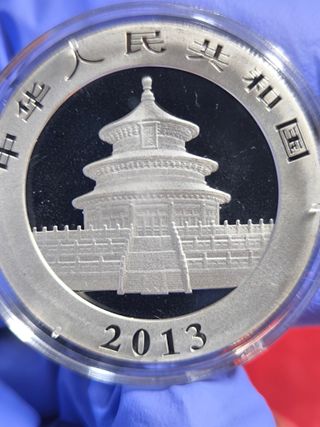 Lote 3 Monedas 1 Onza Plata PANDA