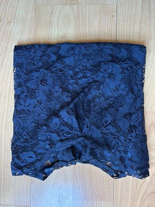 Top de encaje de Zara