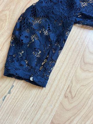 Top de encaje de Zara