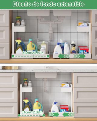 Organizador Estante 2 Niveles Cocina