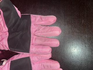 Guantes Nieve Niña Rosa Mariposa
