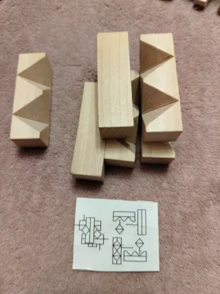 4 Puzzles 3D Madera