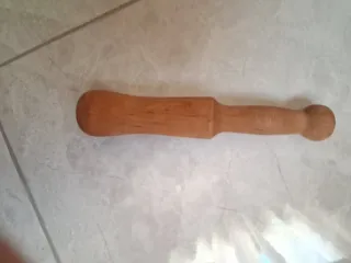 Mortero y Maja de Bambú