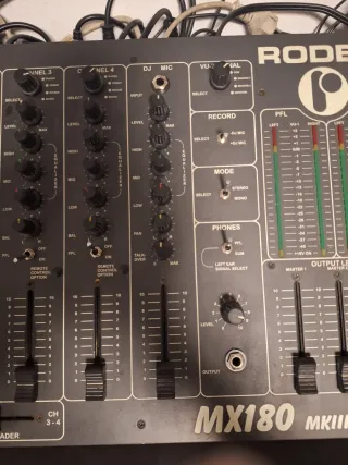 Rodec MX 180 MKIII Mezclador DJ