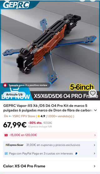 GEPRC Vapor-X5 Frame