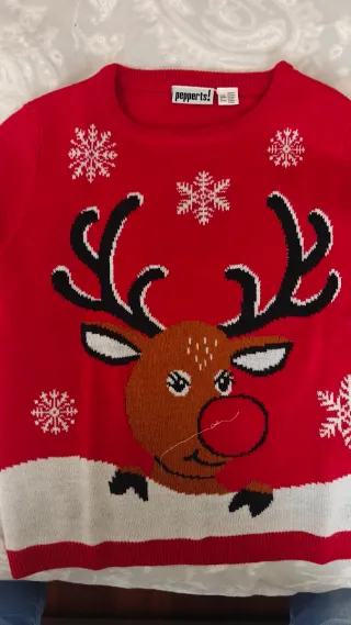 Jersey Navideño Reindeer Talla 8-10