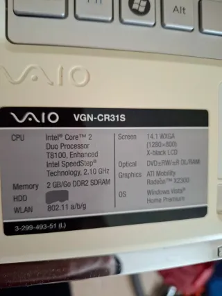 Portátil Sony VAIO