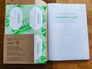 Cuaderno de campo de huerto ecológico