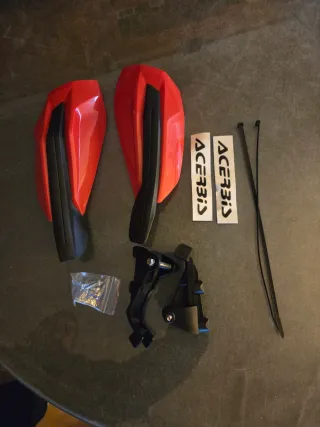 Cubre Manetas de moto Acerbis rojas Nuevas a estre