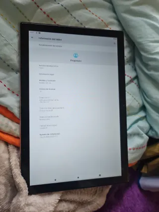 Tablet OANC Negra y Multicolor