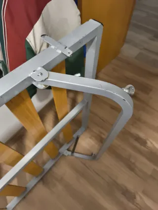 Somier Base Cama Metálica con Ruedas