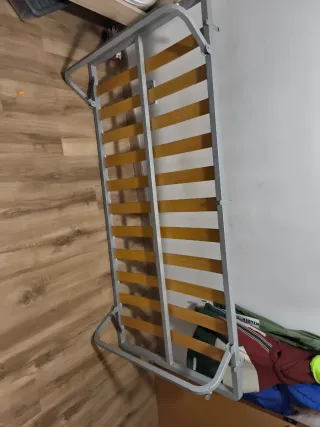 Somier Base Cama Metálica con Ruedas