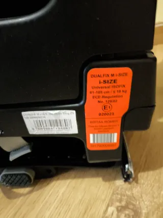 Silla coche Romer hasta 1,05m