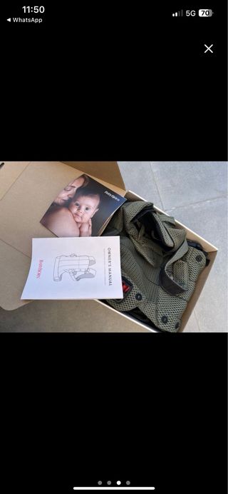 Mochila Portabebés BabyBjörn Harmony Verde