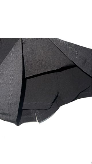 Falda pantalón negra corta