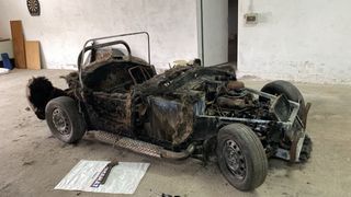 Ford AC Cobra Incendiado - Despiece o Completo