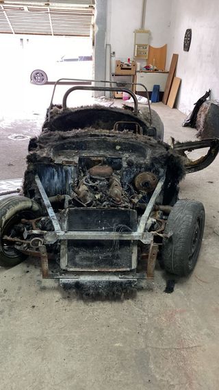 Ford AC Cobra Incendiado - Despiece o Completo