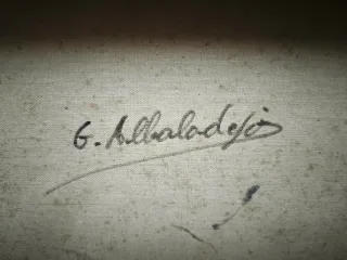 Cuadro Óleo Manuel Gómez Albadalejo Fresas