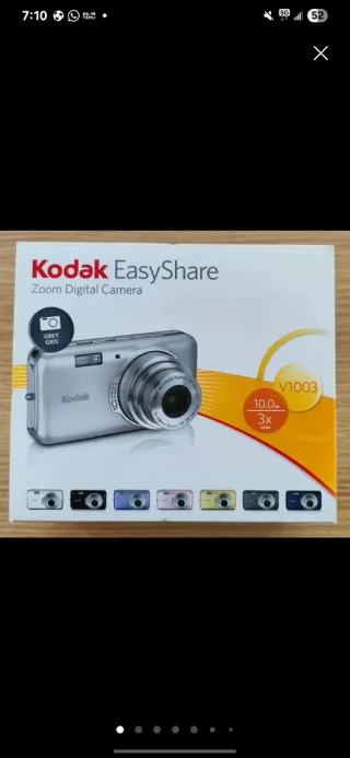 Cámara Digital Kodak EasyShare V1003 Plata
