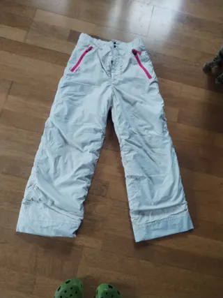 Pantalón de esquí Blanco talla 14