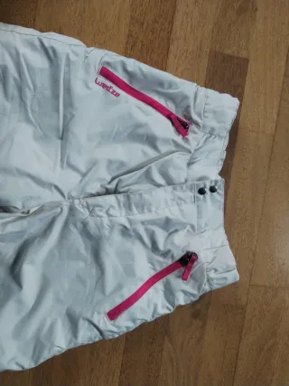 Pantalón de esquí Blanco talla 14