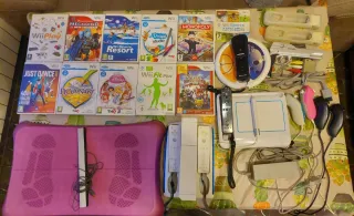 Consola Nintendo Wii + Accesorios y Juegos