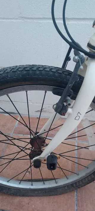 Bicicleta Plegable Dahon Blanca