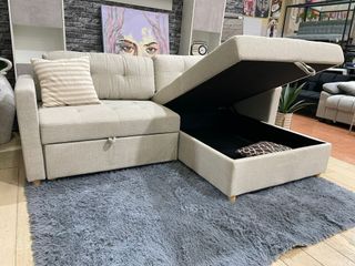 SOFA EN OFERTA DE CALIDAD - 220x150cm BEIGE