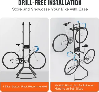 Soporte Vertical Para 4 Bicicletas