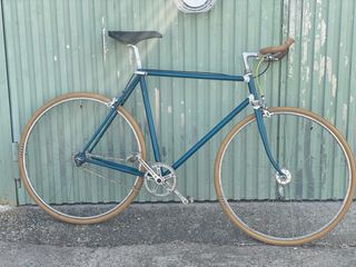 Bicicleta Fixie Azul