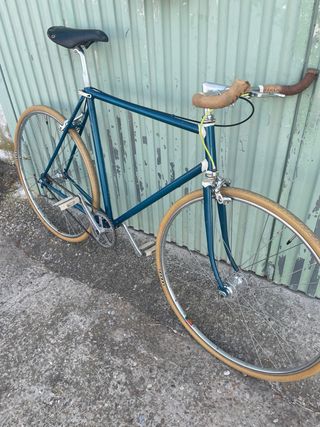 Bicicleta Fixie Azul