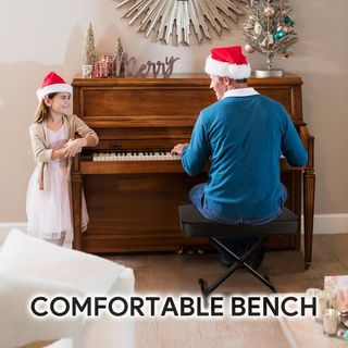 Taburete Piano Ajustable Negro