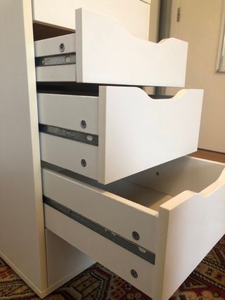 Cajonera Ikea Alex Blanca