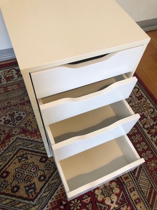 Cajonera Ikea Alex Blanca