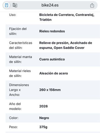 Sillín Selle Italia SMP T2 Triatlón