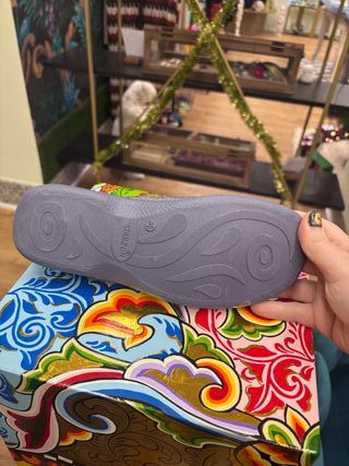 Zapatillas Garzón Rayas vaquero/Gris